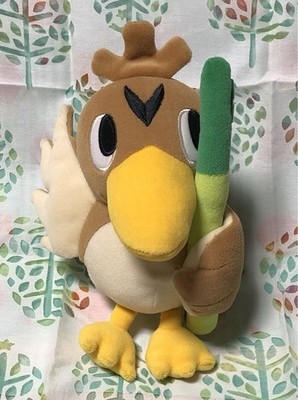 Pokemon Center Pokemon Time Farfetchd Plüschpuppe Stofftier ohne Papieretikett