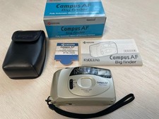 Kyocera Campus AF Big Finder Camera Used Flash Works Box Included