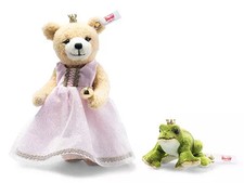 Steiff Prince Set Stuffed Animal Disney Frog Tale Collectible Used