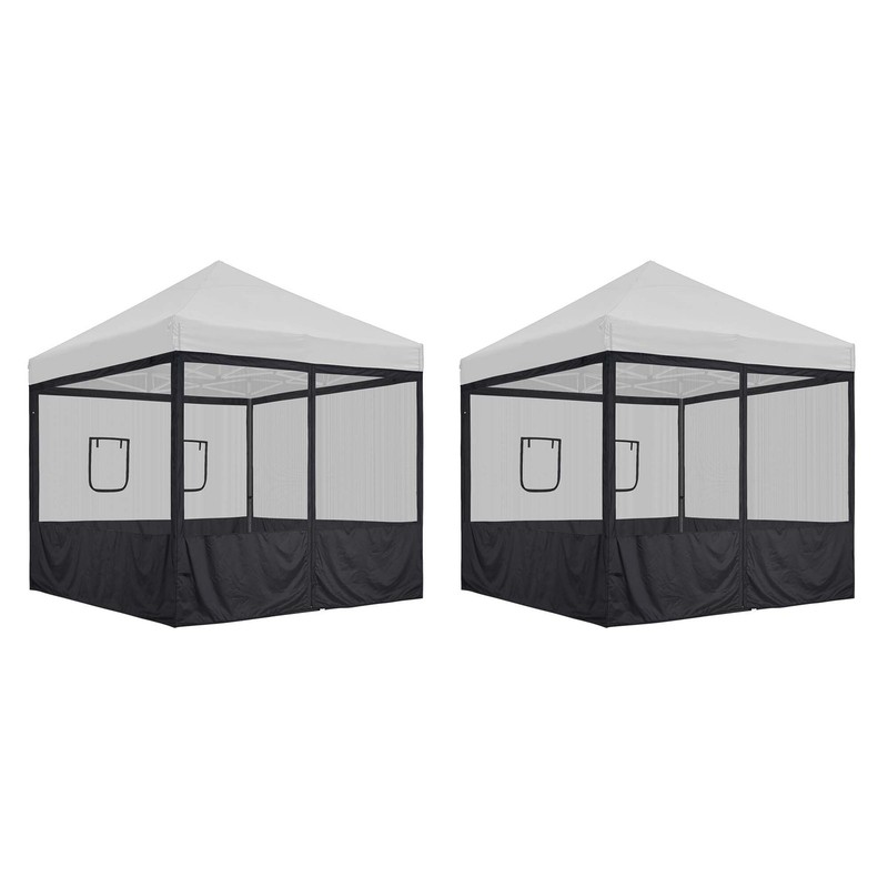 8 Pcs 10 ft Pop Up Canopy Tent Sidewall Mesh Side Wall Party Canopy