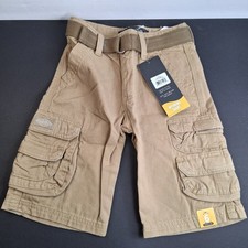Lee Boys Cargo Shorts Size 6 Khaki Wyoming Short Adjustable Waist NWT
