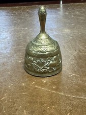 Vintage Rare Old Johannes Mathew Religious Brass Bell 10x6cm