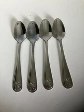 Buck/Deer Antler Kitchen Spoons/Flatware Stainless Replacements Set of 4-Unbrand