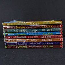 Goosebumps R.L Stine 1st Edition Lot of 8, #15,20,22-23,26,41,43,47 ACCEPTABLE
