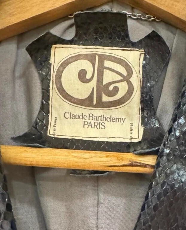 Lederjacke Wunderschönˋ echt Python Leder - Bild 2 von 4