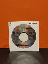 Vintage Microsoft Windows NT Service Pack 4 12/98  Factory Sealed Brand New