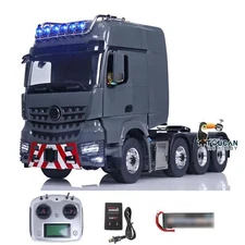 LESU 1/14 Metal RC Tractor Truck RTR Flysky I6S Remote Control Sounds Lights