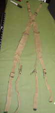 MILITARY WWII Korean War M1945 Field Pack Suspenders OD Green M-45 Strap X-shape