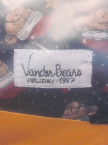 MUFFY VANDERBEAR Holiday 1997 Best Dressed Bears Geschenk Cornelius VINTAGE NEU ETIKETT - Bild 5 von 7
