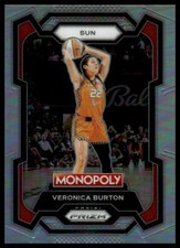 2024 Panini Prizm Monopoly WNBA Veronica Burton Silver Prizm #1