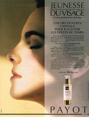ADVERTISING ADVERTISING 074 1991 PAYOT cosmetics