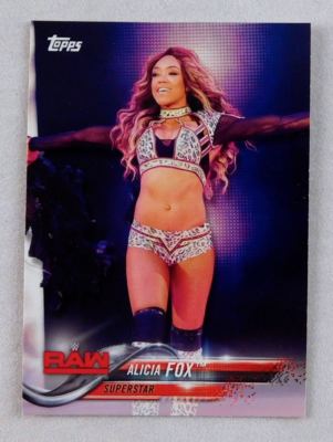 Alicia Fox 2018 WWE Wrestling Trading Card #6 Topps WWF Raw