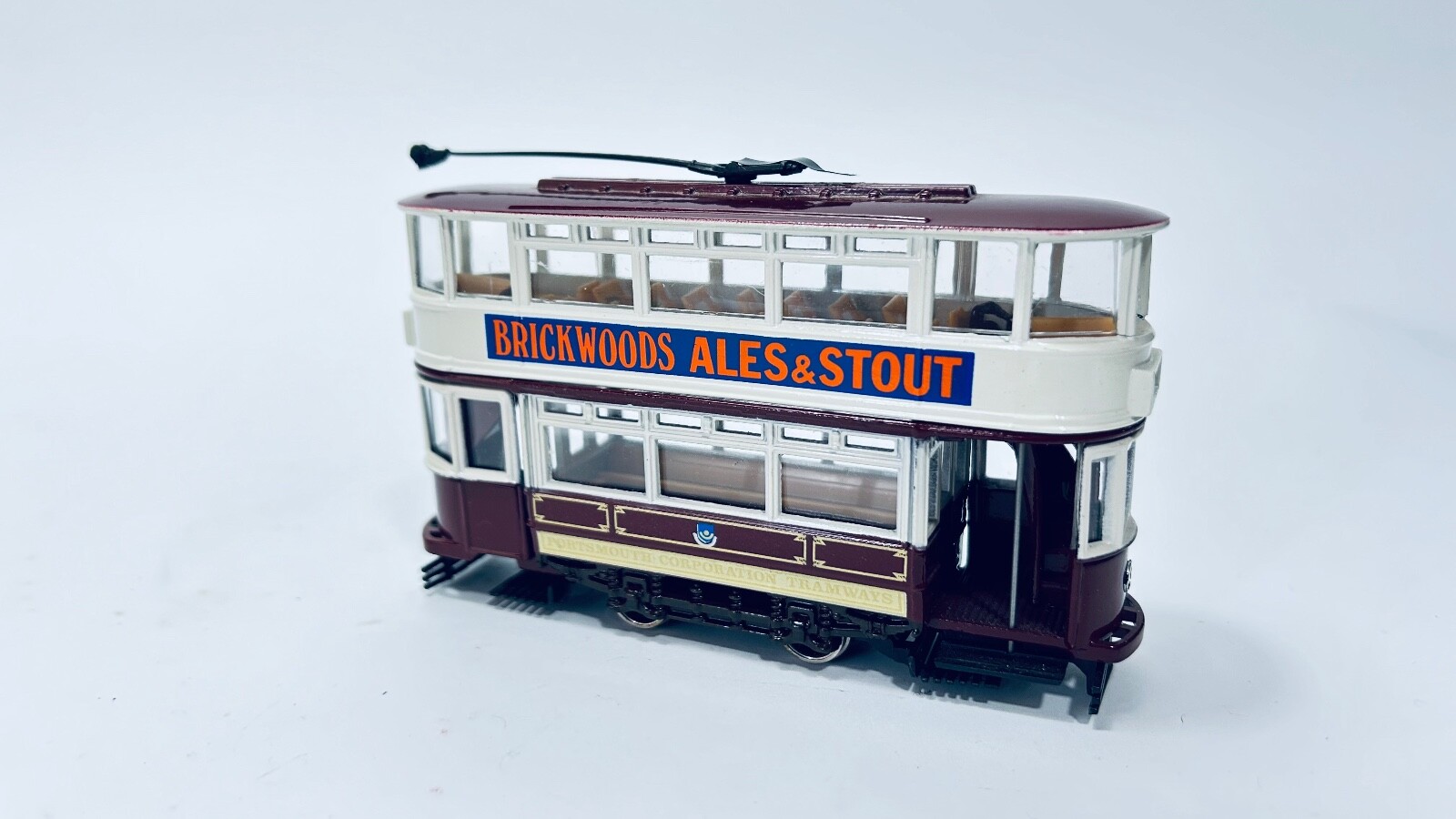 Kit Built OO Gauge Tram Car "Brickwoods Ales & Stout" Eastney 106 Motorised eBay