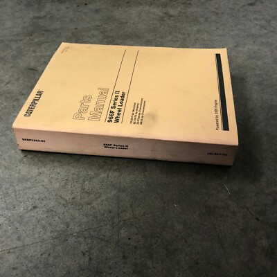 CAT CATERPILLAR 966F SERIES II WHEEL LOADER PARTS CATALOG MANUAL BOOK 1SL NICE