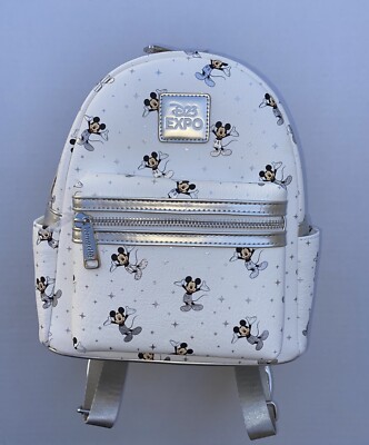 Loungefly Disney D23 Expo Exclusive White Mickey Mouse Mini
