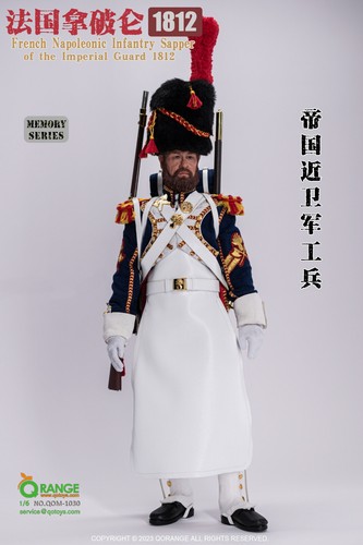 QORANGE QOTOYS QOM-1030 1/6 Napoleonic Infantry Sapper Action Figure - Picture 6 of 16