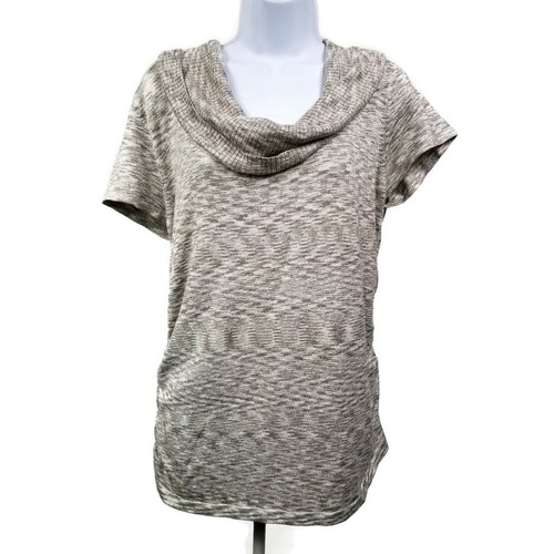 Apt 9 Silver Gold Metallic Ruched Short 