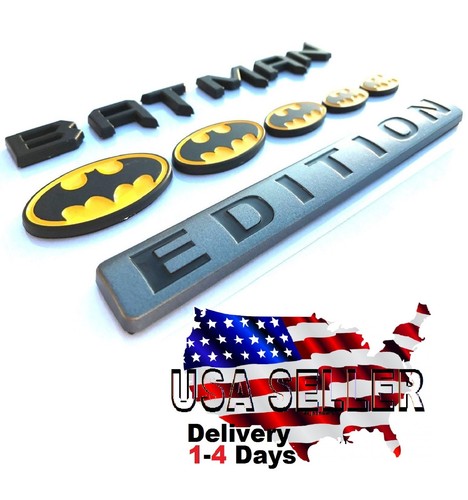 BATMAN FAMILY EDITION Molding Emblem car plaque logo TRUCK decal SUV SIGN 01 - Bild 9 von 9