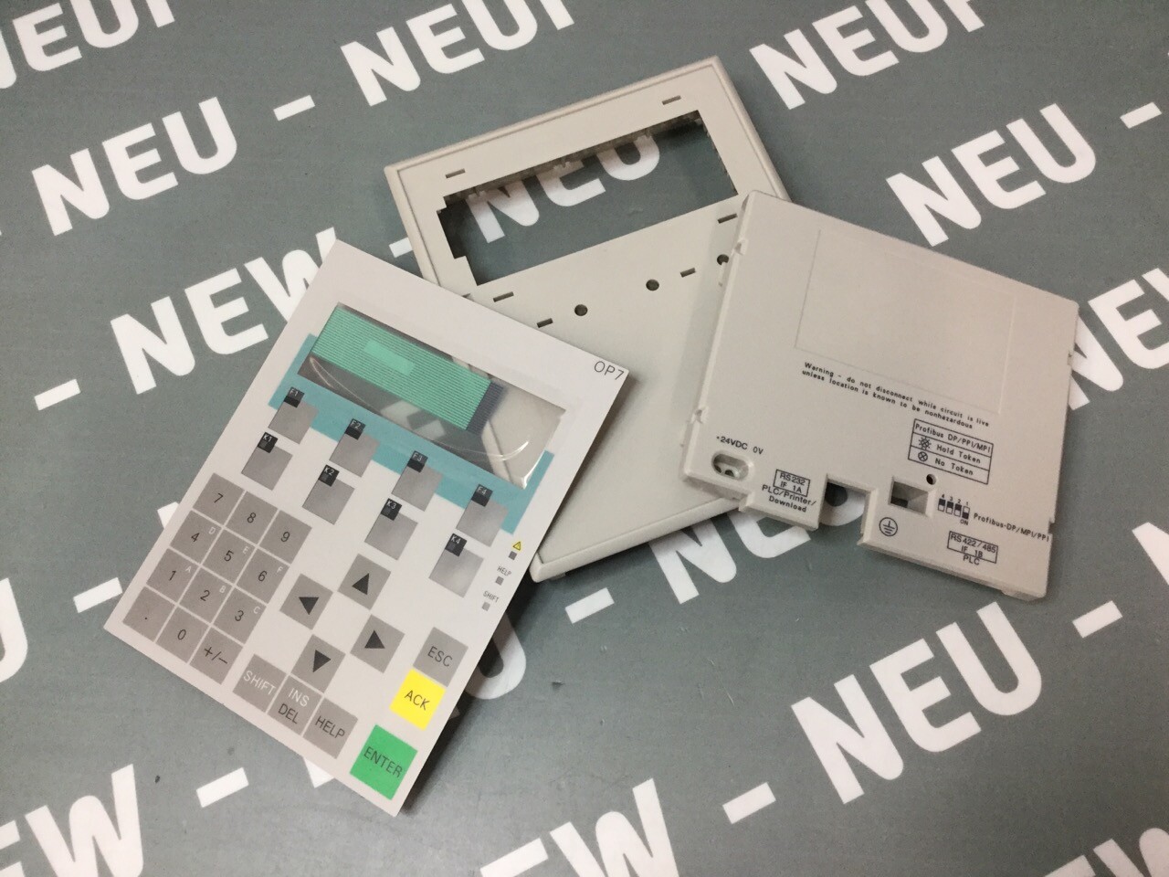 Boîtier de rechange Siemens OP7 en plastique pour réparation de console