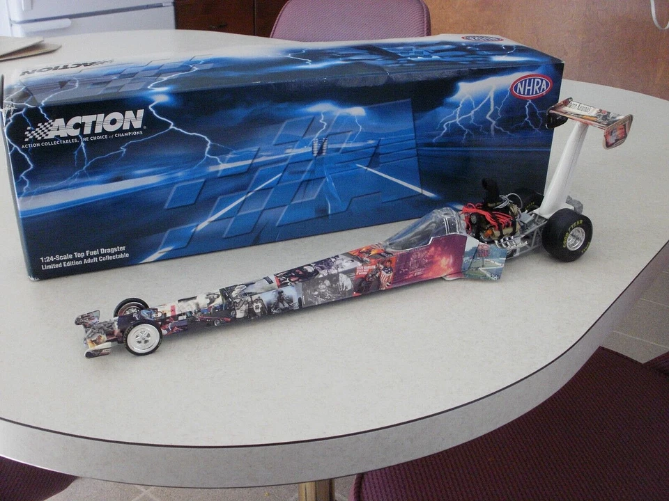 NHRA RCCA 1/24 DON GARLITS 2006 MILESTONE CUSTOM MONO WING 1/250 #56 REPAIRED - Image 3 of 4