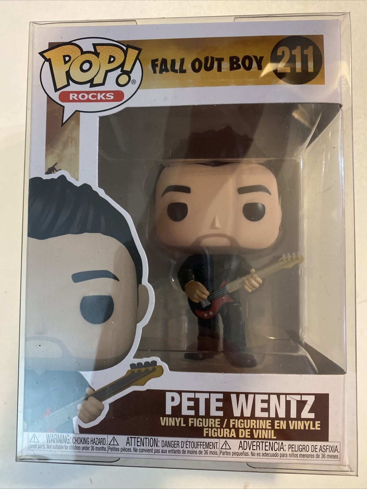 Pete Wentz 211 - from Fall Out Boy - Funko Pop Vinyl Figure with Protector