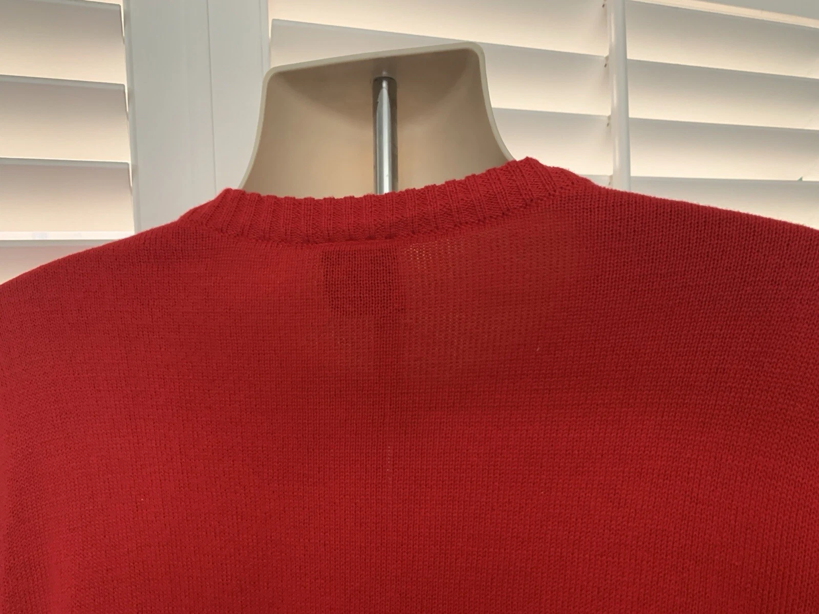 Holiday Sweater Size L Red Santa Mistletoe Ugly Christmas Unisex Women's