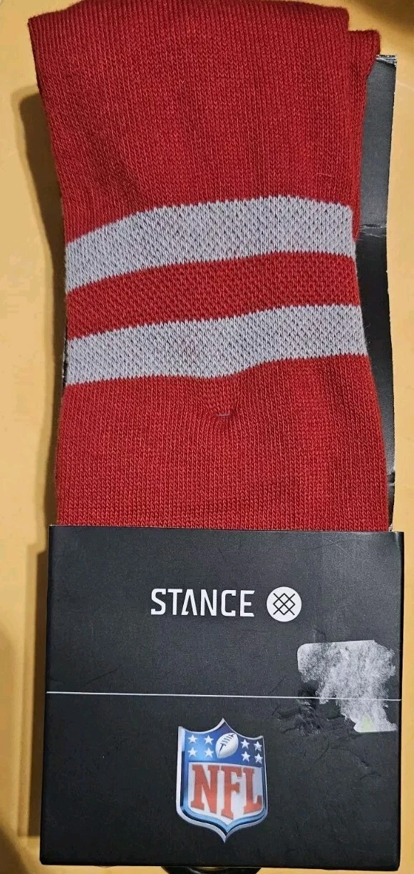 Atlanta Falcons Stance football Sideline Logo Crew Socks Large NWT