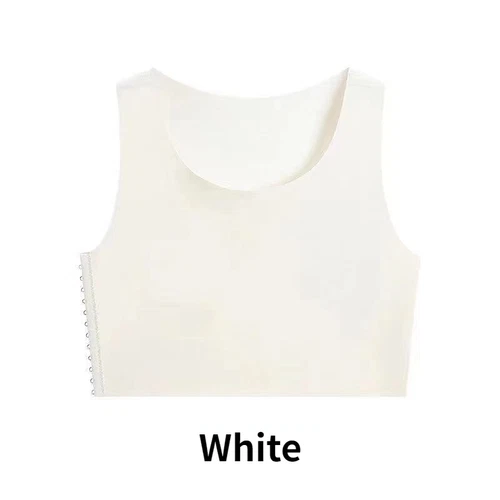 Lady Lesbian Chest Breast Binder Seamless Buckle FTM Sports Vest Camisole Top - Picture 23 of 23