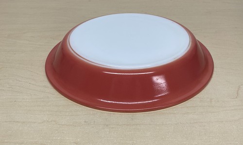 Vintage Pyrex Pink Flamingo 8 1/2" Round Pie Plate Baking Dish #209 Ovenware - Picture 5 of 14