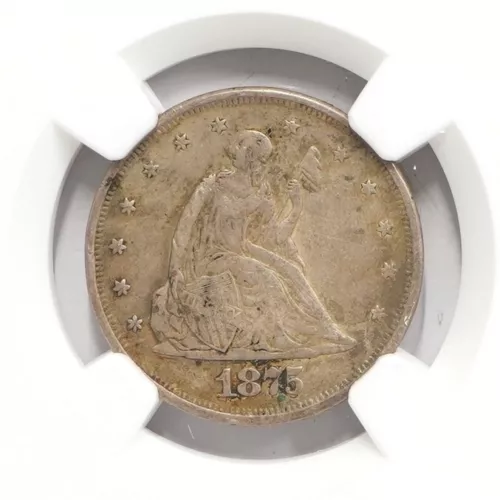 1875  Seated Liberty Twenty Cent Piece NGC XF Details