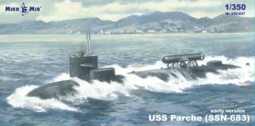 Mikro Mir 350-037 Sous-marin USS Parche (SSN-683) (première version) 1/350 - Imagen 1 de 2