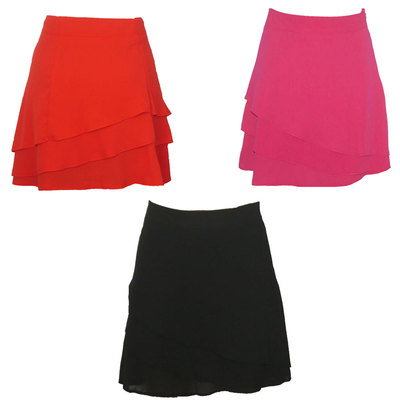 red leopard midi skirt