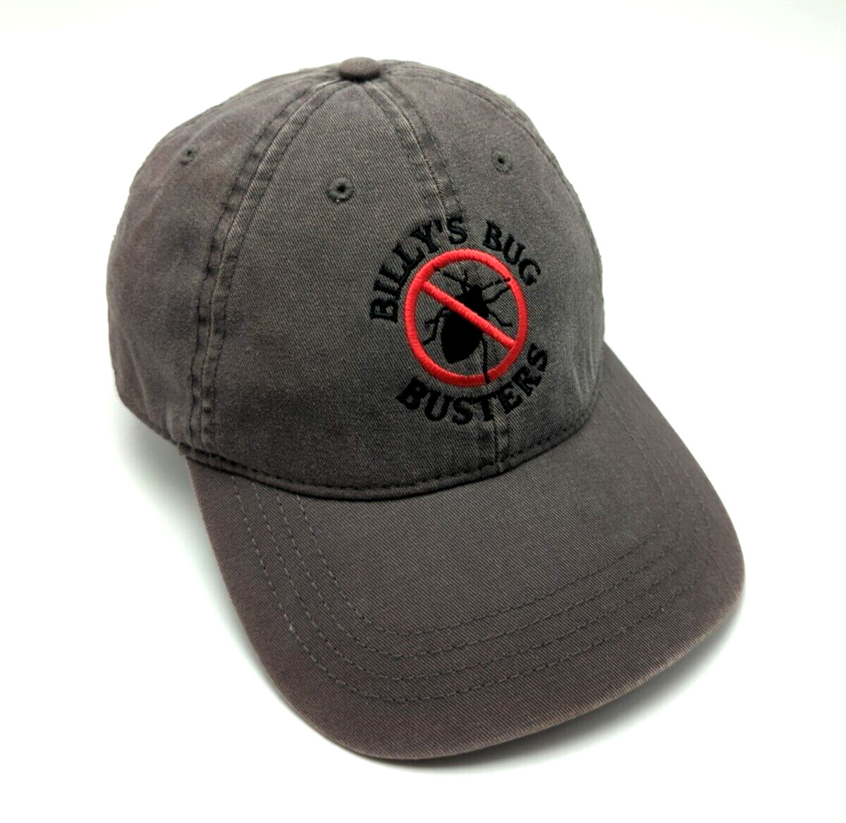 BILLY'S BUG BUSTERS hat gray adjustable cotton cap - image 7