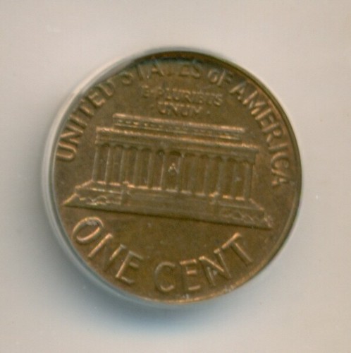 1963 D Lincoln Memorial Cent Error Clipped Planchet MS60 RB ICG - Picture 4 of 4