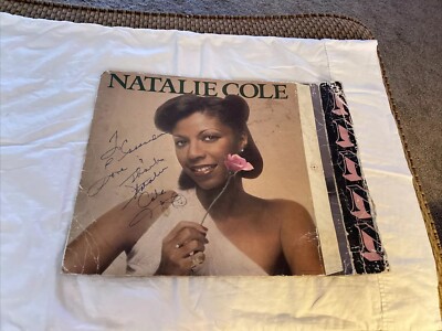 Natalie Cole AUTOGRAPHED 1978  Dont Look Back  Album Cover,No Record,Died 2015