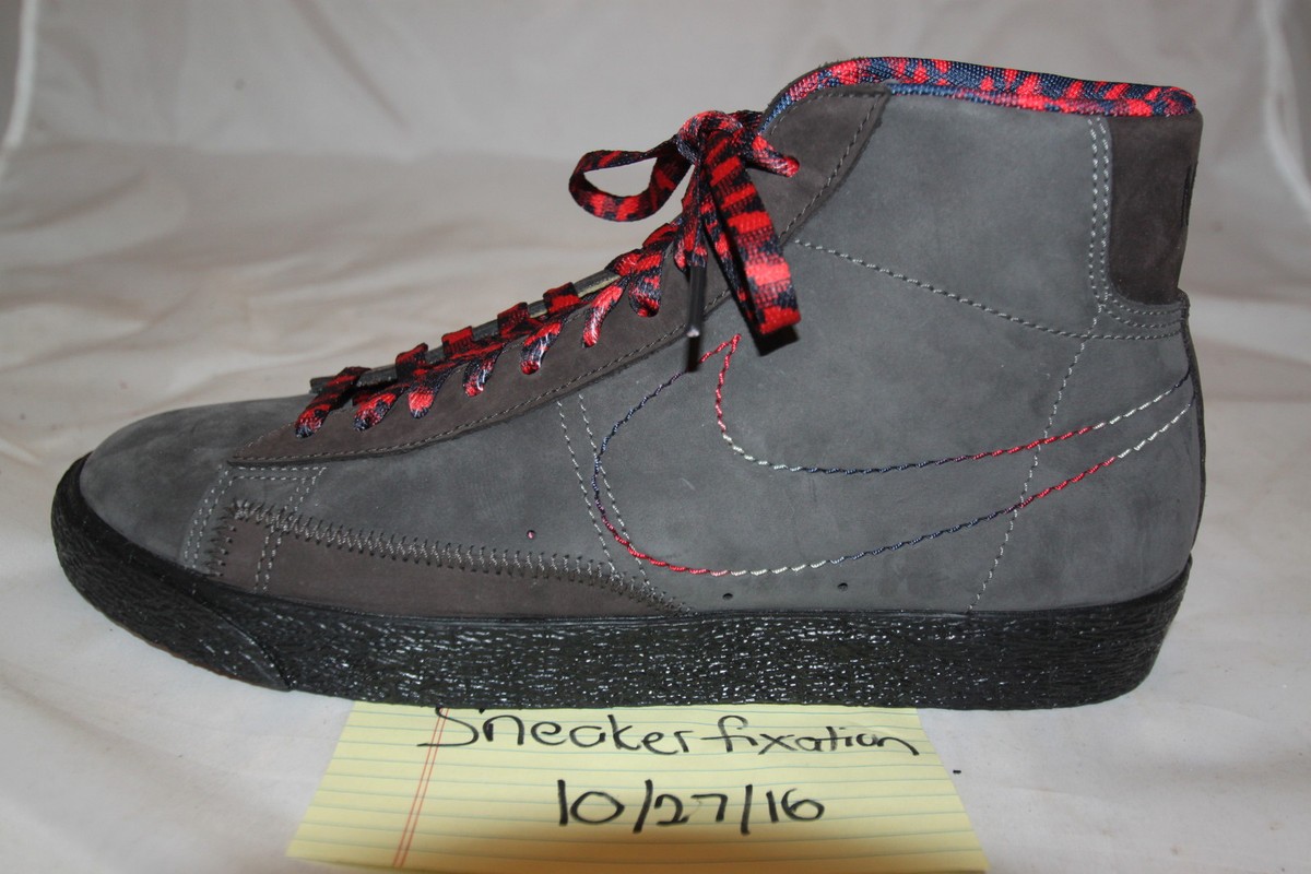 DS NIKE 2011 BLAZER MID BHM BLACK Unisex 6-10 SUPREME STUSSY
