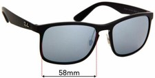 SFx Replacement Sunglass Lenses fits Ray Ban RB4264 - 58mm Wide