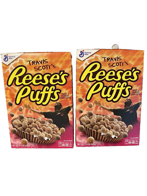Travis Scott Reeses Puffs Cereals Cornflakes selten rar aus Amerika Deko LIMITED