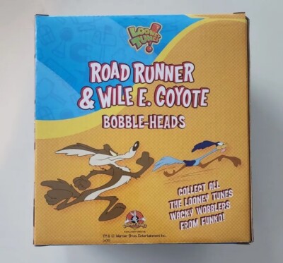 Wacky Wobbler Bobble Head Looney Tunes Roadrunner & Wile Coyote