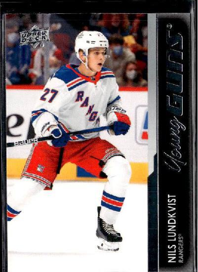 2021-22 Upper Deck #456 Nils Lundkvist YOUNG GUNS