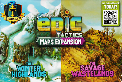 WINZIGE EPISCHE TAKTIKKARTEN WINTER HOCHLAND WILDE EINÖDE EXP-SPIEL BRANDNEU