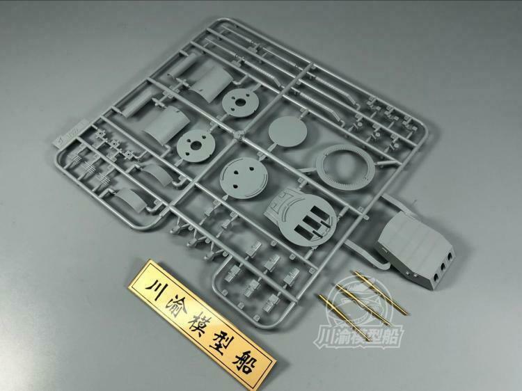 1/350 Missouri/Iowa Interior Turret+Brass Gun Barrels Detail-up Part for Tamiya
