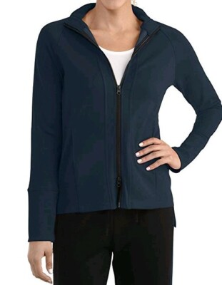 Seek No Further Women's Relaxed Fit Full Zip Raglan Long Sleeve Track Jacket S