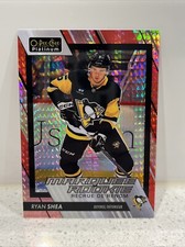 2023-24 OPC Platinum Red Prism - Marquee Rookies Ryan Shea /199 #294 Pittsburgh
