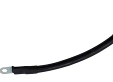 MOTORCYCLE ATV UTV POWERSPORTS BATTERY CABLE 6 GA BLACK 8"