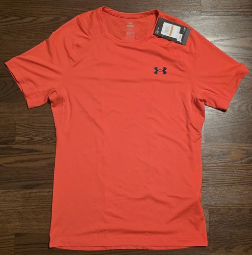 NWT Under Armour UA Rush Vent SS Men's Small Beta Celliant Fitted 1383700-628