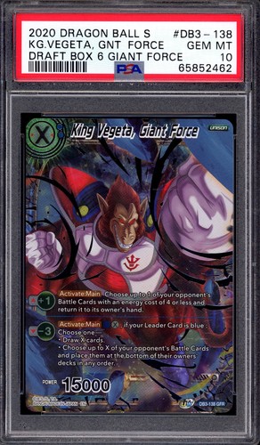 2020 King Vegeta, Giant Force #DB3-138