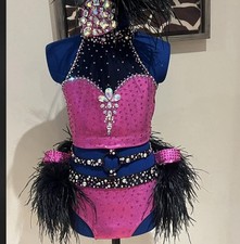 Super sparkly sassy custom Jazz costume cs 