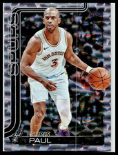 2025-26 Topps Chris Paul #198 San Antonio Spurs NBA Basketball Crackleboard Foil