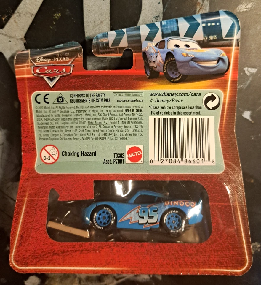 CARS - DINOCO MCQUEEN with CELEBRITY SIGNATURE CHASE - Mattel Disney Pixar - Immagine 2 di 2
